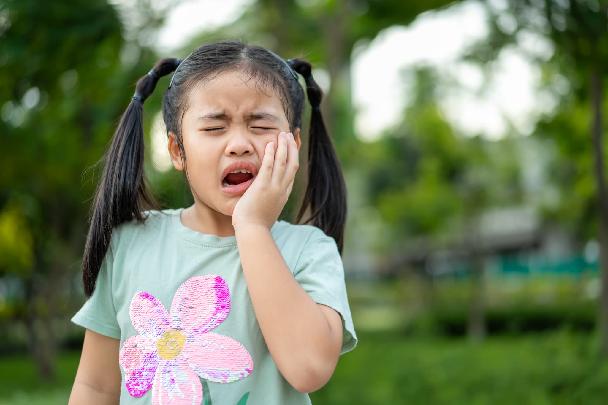 歯石を放置して虫歯になった子ども